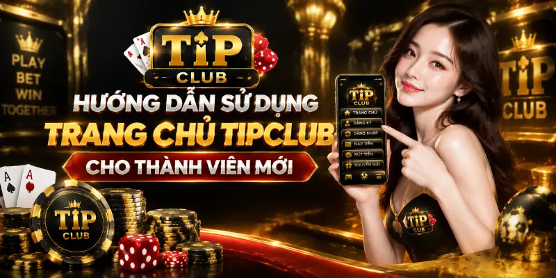 Hướng Dẫn Sử Dụng Trang Chủ TIPCLUB Cho Thành Viên Mới